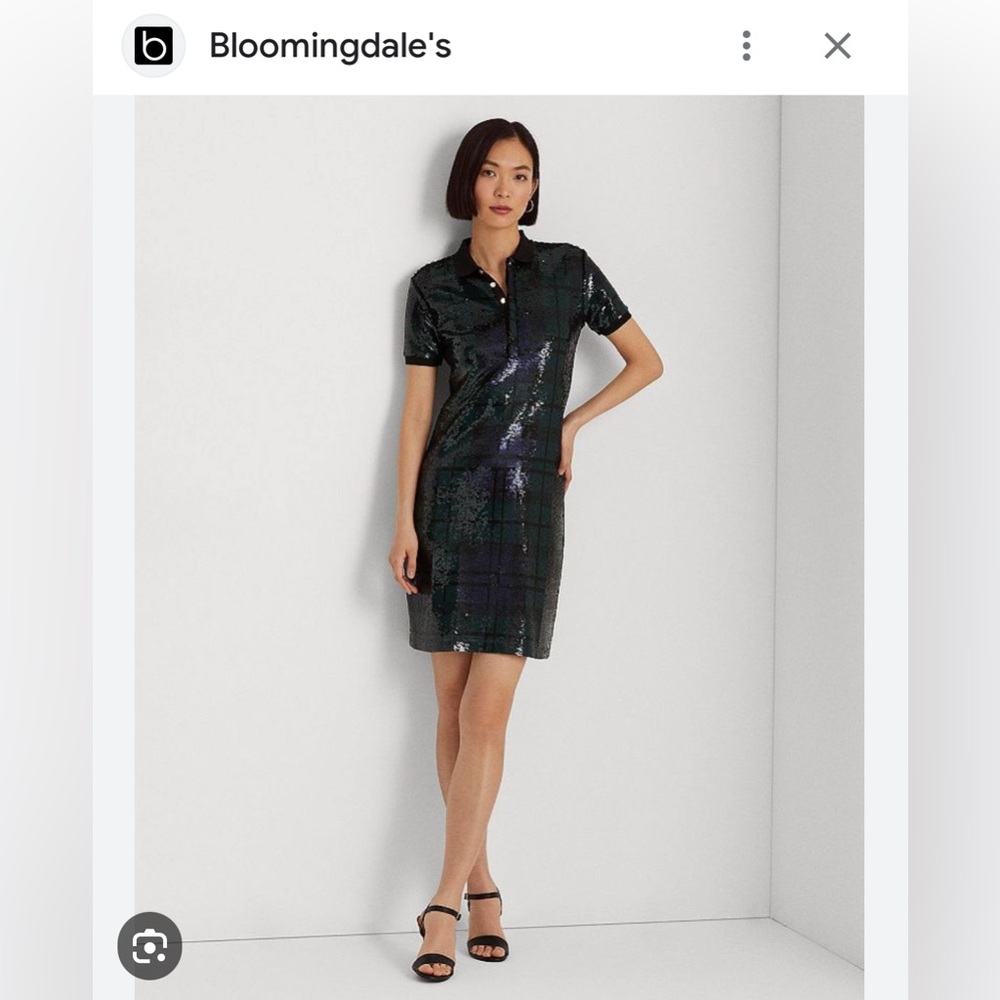 Ralph Lauren Sequin Polo Dress - Large